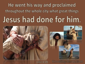Luke 8:39